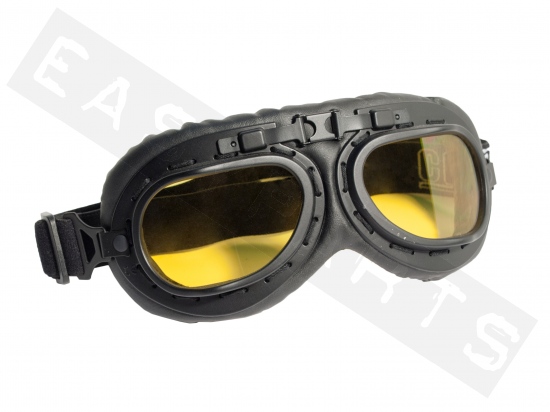 Gafas casco Jet CGM 704V Vintage negro/ lente amarilla