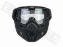 Mascara antismog & Gafas cross CGM 740M Nero (trasparente)