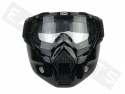 Masque antipollution & lunettes cross CGM 740M noir (transparent)