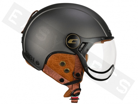 Helmet E-Bike CGM 801V EBI VINTAGE grafite satin (shaped visor)