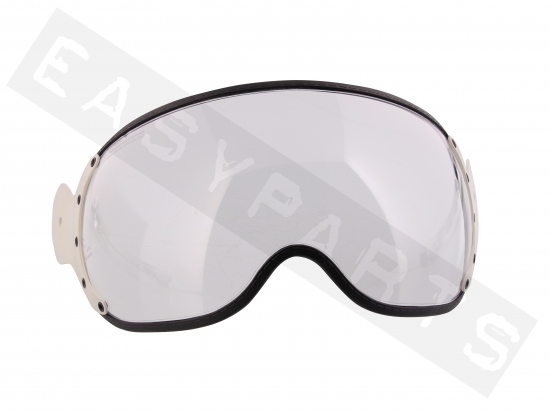 Visor Transparent CGM with support Grey Metal 107R