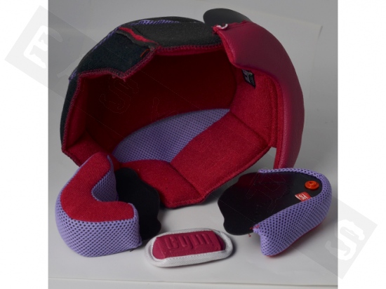 Kit coiffe intérieur casque CGM 206G fushia/ violet