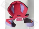 Kit coiffe intérieur casque CGM 205G/206G fushia/violet