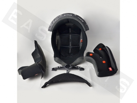 Kit coiffe intérieur casque CGM 302G-S/ 304A-G noir