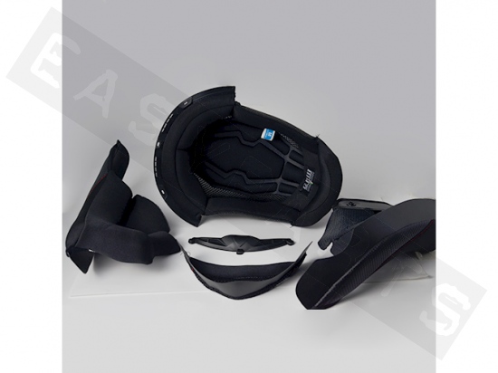 Kit coiffe intérieur casque CGM 308A-G-S-X noir