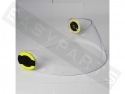 Visera del casco CGM 505G transparante & fijación negro/amarillo metálico