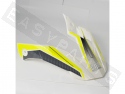 Helmschirm CGM Forward Weiß mit Gelben Sticker