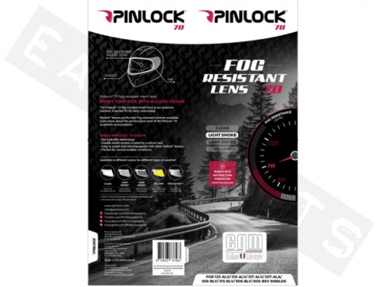 Lente antivaho de la visera casco CGM 301 Pinlock® trasparente