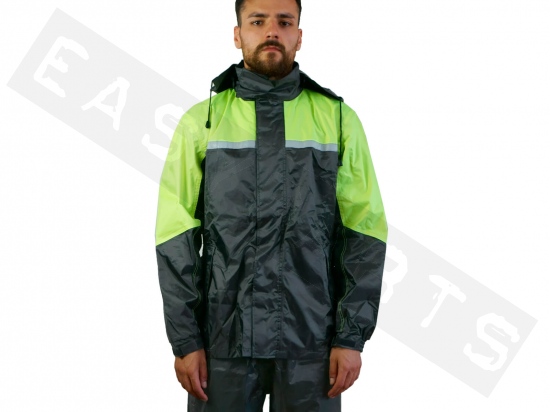 Rainwear Kit T.J. MARVIN Classico E31 Black / Fluo Yellow