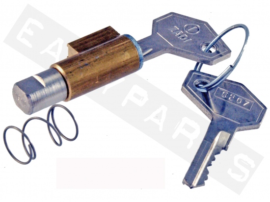 Paire barillets à clé ZADI Piaggio/ Vespa (L.4mm)