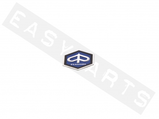 Emblem Sechseckig für Frontschild Piaggio 26mm 152280