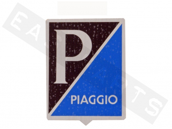 Targhetta RMS Piaggio scudo 46,5x36,5 mm