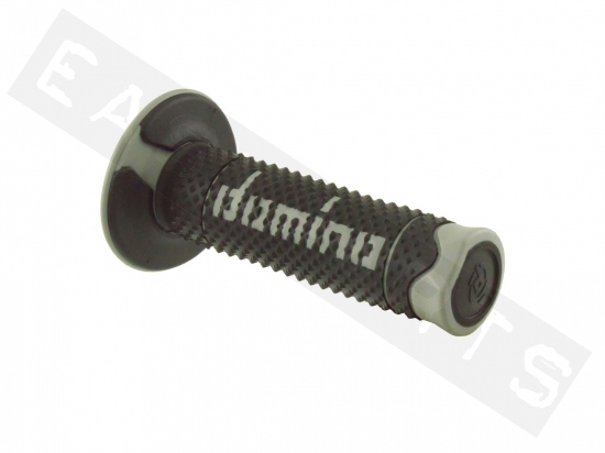 Handlebar grips DOMINO Soft black/grey (119mm)