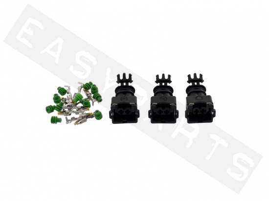 Kit 3 conectores inyector RMS Multicanal, 2 canales