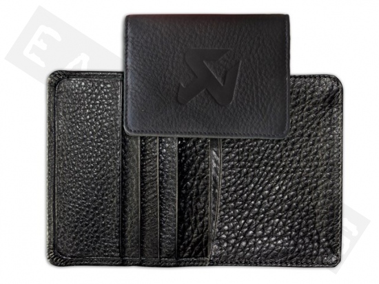 Card holder AKRAPOVIC leather black