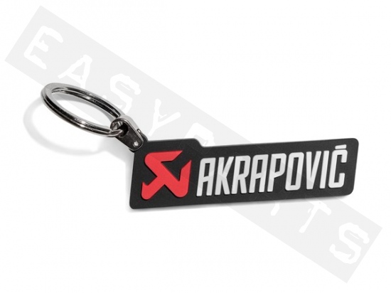 Schlüsselanhänger AKRAPOVIC horizontal schwarz