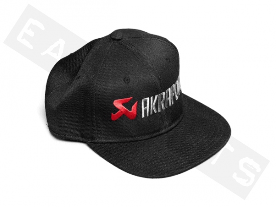 Cap AKRAPOVIC baseball (flat visor) adults black