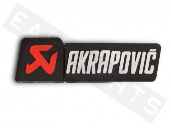 USB-Stick AKRAPOVIC 64 GB aus schwarzem Gummi
