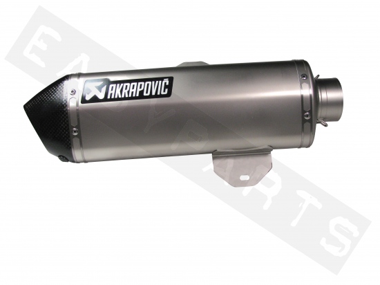 Silencieux AKRAPOVIC Slip-On Piaggio 125->300 4T 4V H2O E2-E3