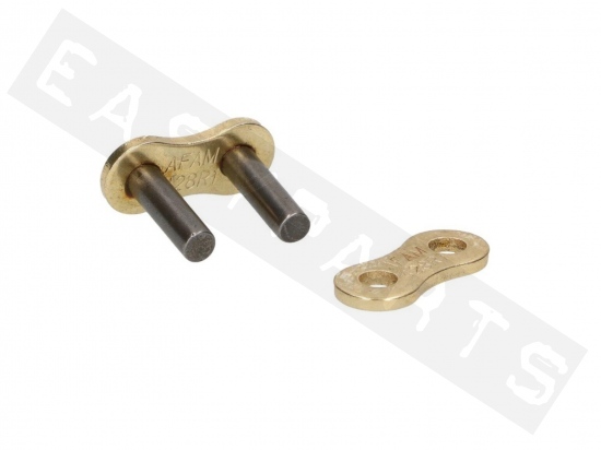 Connecting link AFAM A420R1-G MR reinforced-1 Gold moped