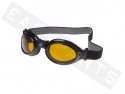 Maschera   With Leather Details On Nose  Mirror+Clear Lens