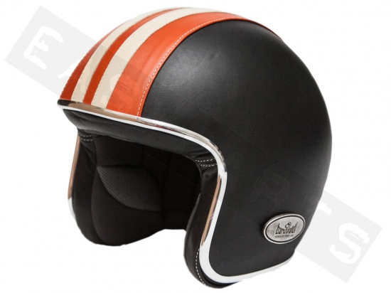 Helmet Jet BARUFFALDI Zeon Oron Black/ Orange