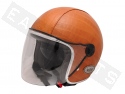 Helmet Demi Jet BARUFFALDI Zeon Vintage 2.0 Croco Brown