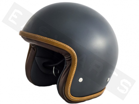 Helmet Jet BARUFFALDI Zar Vintage 2.0 Iron Grey