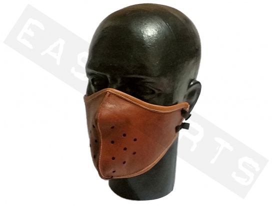 Maschera moto antismog BARUFFALDI Tic pelle cioccolato