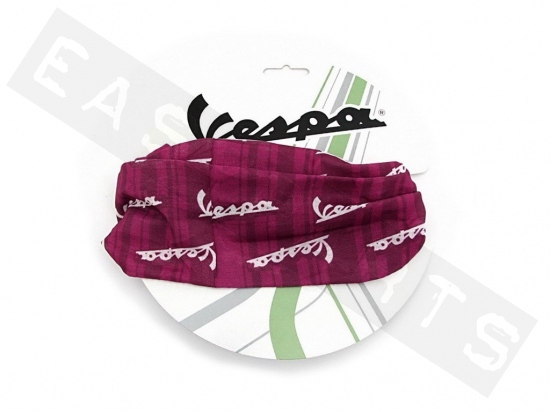 Pañuelo bandana VESPA logo rosa