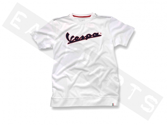 T-Shirt VESPA blanc Unisexe