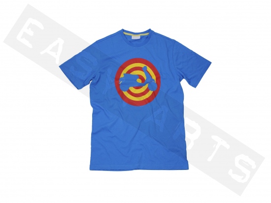 Camiseta mangas cortas VESPA 'Tee Target' ed. limitada 2014 azul hombre L