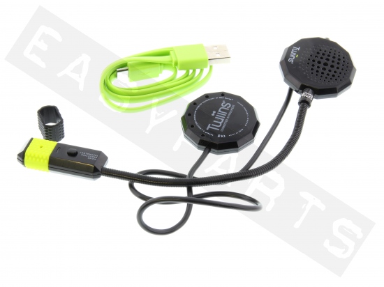 Kit mains-libres TWIINS HF2.0 système communication Bluetooth