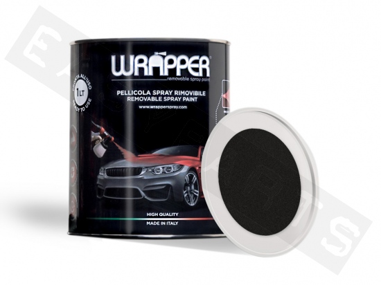Latta WRAPPER SPRAY nero opaco metallizzato - Ricambi Originali