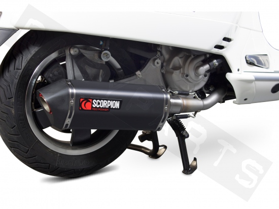 Exhaust SCORPION RP Serket Black Vespa GTS- GTV 125->300 I.E