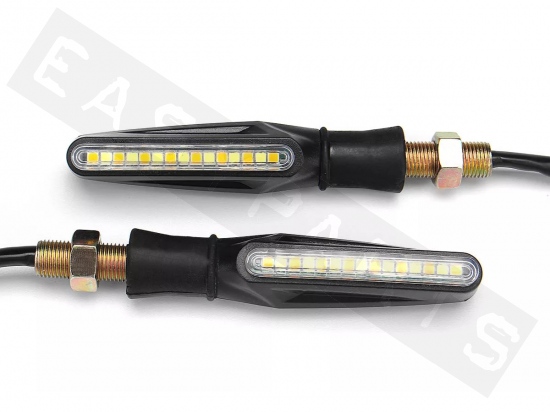 Knipperlichtset LED sequential NOVASCOOT 2009 carbon-look met helder g