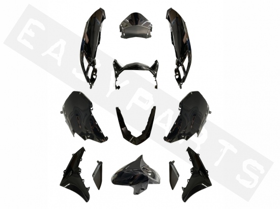 Verkleidungssatz NOVASCOOT schwarz glänzend Yamaha N-Max 125 2021-> (12 Stk