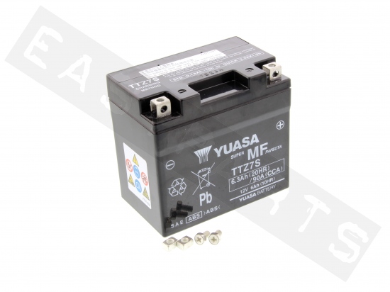 Batterie YUASA TTZ7S 12V-6Ah MF (sans entretien, en gel)