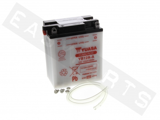 Batterie YUASA YB12A-A 12V 12Ah (ohne Säure)