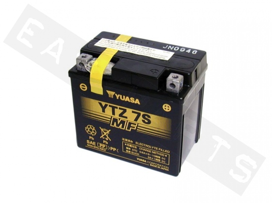 Batterie YUASA YTZ7S 12V 6Ah MF (Wartungsfrei, mit Gel)